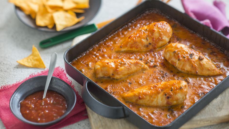 Feuriges Hähnchen Texicana