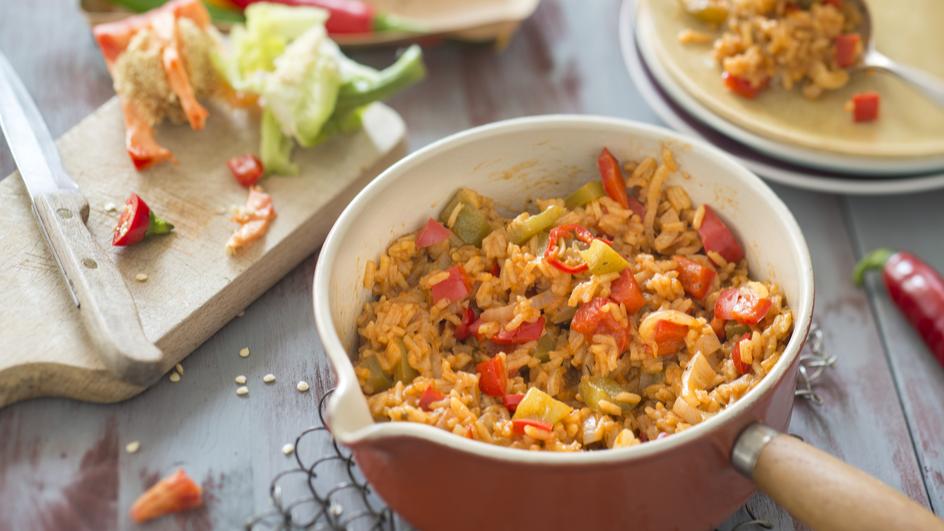 Gemüse-Reispfanne Djuvec-Art