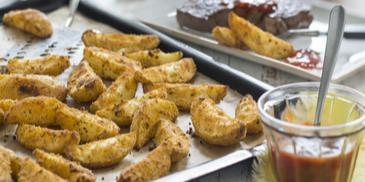 Knusper-Kartoffeln aus dem Ofen