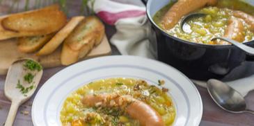 Sächsische Kartoffelsuppe