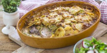 Elsässer Fleisch-Kartoffelauflauf