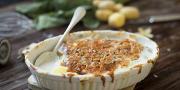 Kohlrabi-Kartoffel-Gratin