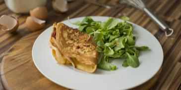 Speck-Eierkuchen leicht gemacht