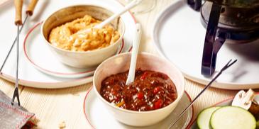 Feurige Erdnußsalsa