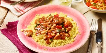 Couscous mit Hähnchenragout