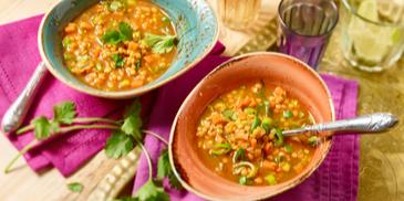 Curry-Linsensuppe