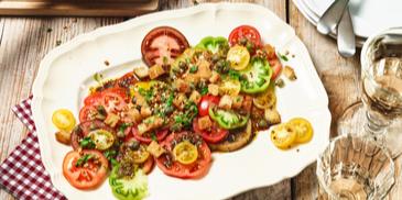 Tomatensalat mit Kapern-Picada