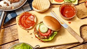 Vegetarischer Bean-Burger