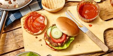 Vegetarischer Bean-Burger