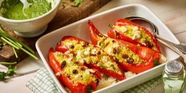 Spitzpaprika mit Salsa verde