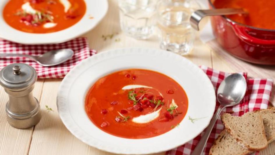 Paprikacremesuppe