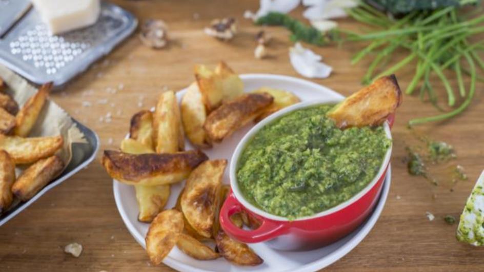 Wirsing-Pesto mit Walnüssen