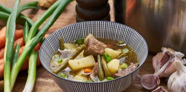 Grüner Bohneneintopf mit Lamm