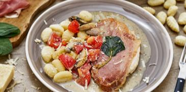 Puten-Schnitzel "Saltimbocca"