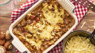 Pilz-Lasagne
