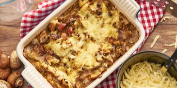 Pilz-Lasagne