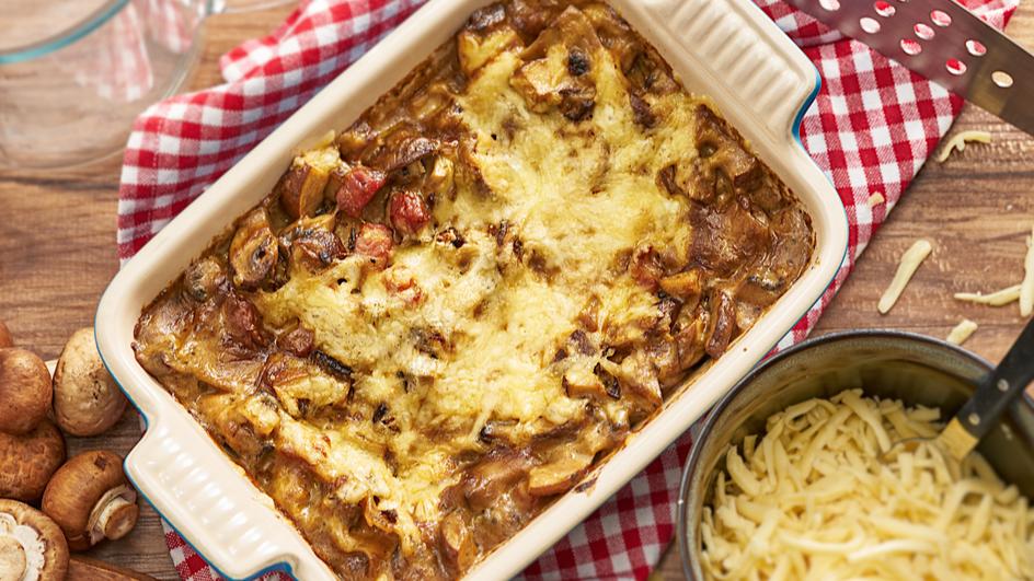 Pilz-Lasagne