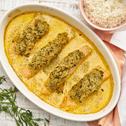 Lachsfilet mit Kräuterkruste