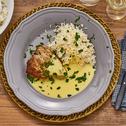 Thunfisch-Filets an Petersilien-Hollandaise