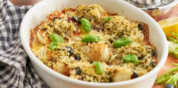 Überbackener Fenchel mit Kräuterkruste