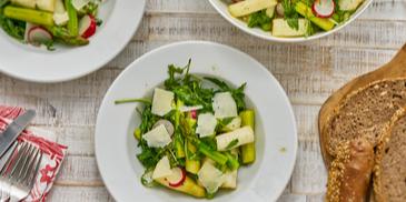 Spargelsalat mit Rucola