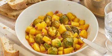 Rosenkohl-Kartoffel-Topf