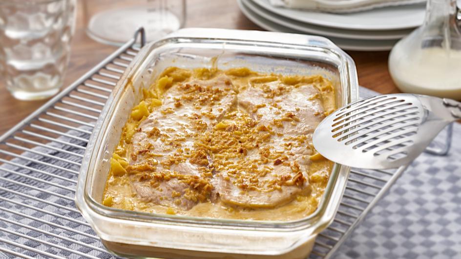 Schnitzel mit Spätzle