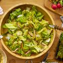 Kopfsalat mit Radieschen und Kresse