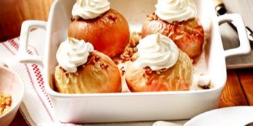 Bratäpfel Schneehäubchen