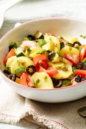 Warmer Kartoffel-Zucchinisalat