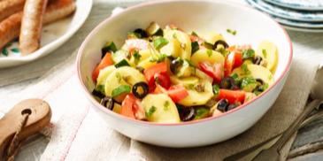 Warmer Kartoffel-Zucchinisalat