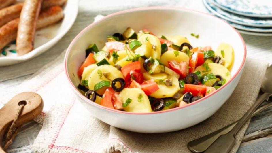 Warmer Kartoffel-Zucchinisalat