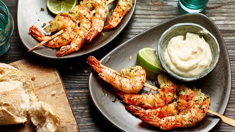 Gambas mit Aioli
