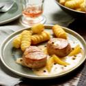 Schweinemedaillons mit Orangen-Pfeffer-Sauce
