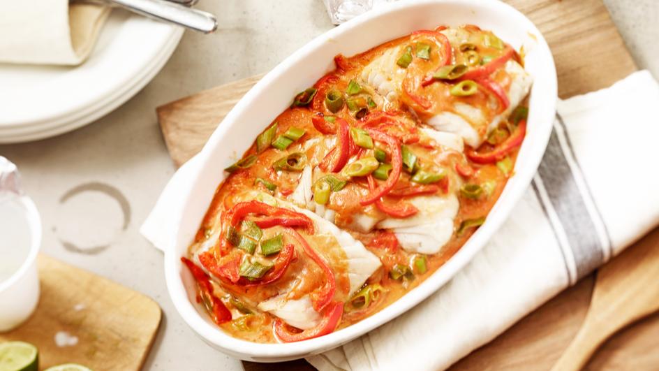 Paprika-Sahne Kabeljau