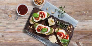 Canapés Pesto