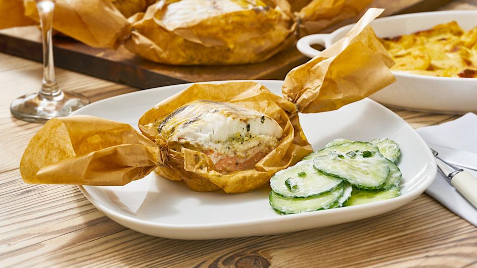 Kräuter-Fischpäckchen