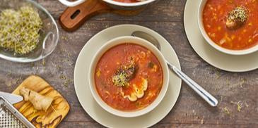 Asiatische Tomatensuppe