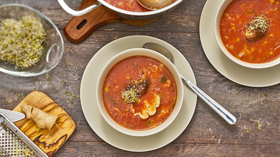 Asiatische Tomatensuppe