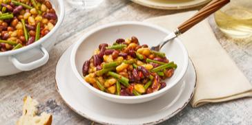 Gemischter Bohnensalat