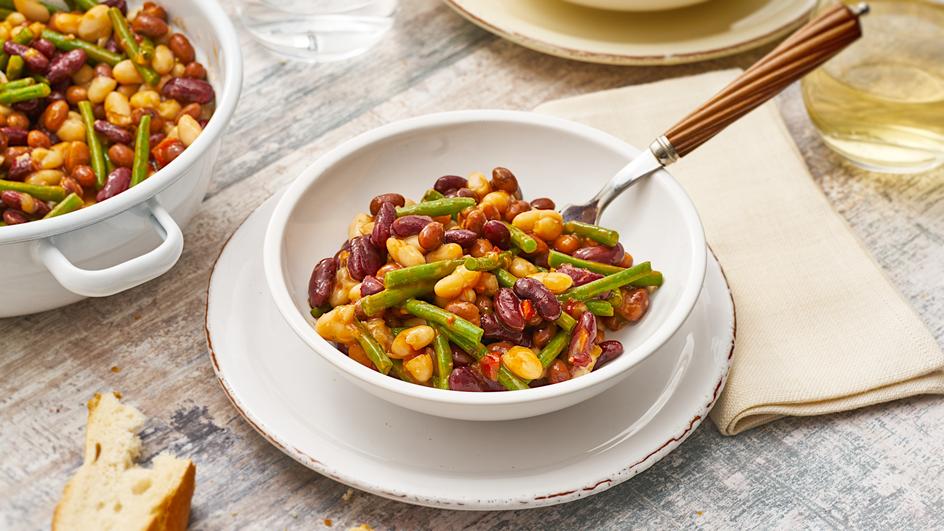 Gemischter Bohnensalat
