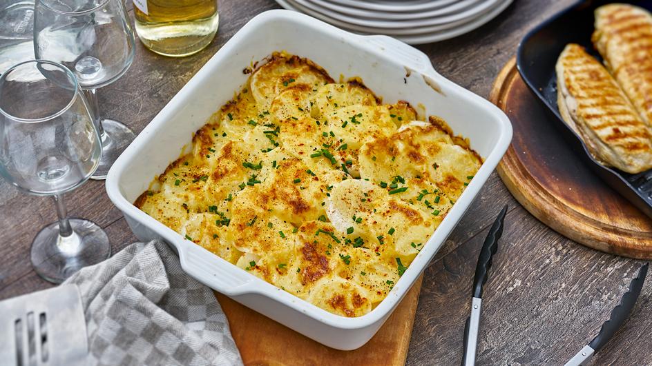 Weiße-Rüben-Gratin