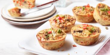 Bunte Gemüse Muffins