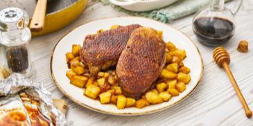 Knusprige Entenbrust mit Ananas