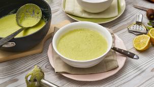 Avocado-Spargelcremesuppe