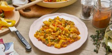 Kartoffel-Paprika-Tofu-Gulasch