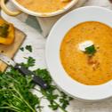 Geröstete Paprikacremesuppe
