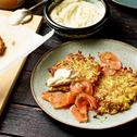 Spargel-Rösti mit Lachs
