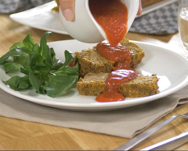 Vegetarischer Grünkernbraten