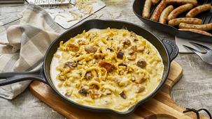 Pilz-Spätzle-Pfanne